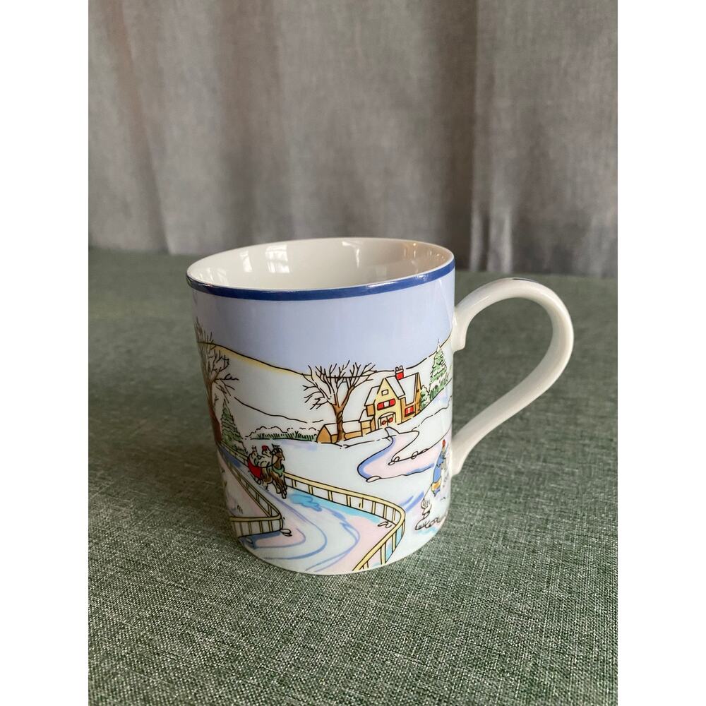 Tiffany & Co. CVS Holiday Collection Mug Limited Edition Winter Village Scene - Picture 2 of 6